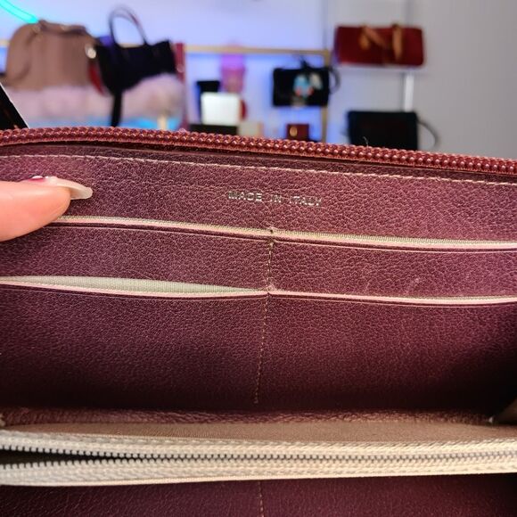 Chanel Deep Purple Iridescent Large Zip Around Wallet - Picture 13 of 16